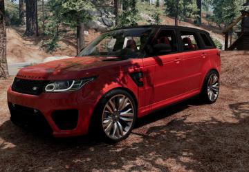 Land Rover Range Rover Sport SVR version 1.0 for BeamNG.drive (v0.29.x)