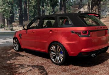 Land Rover Range Rover Sport SVR version 1.0 for BeamNG.drive (v0.29.x)