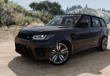 Land Rover Range Rover Sport SVR version 1.0 for BeamNG.drive (v0.29.x)