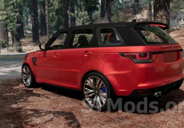 Land Rover Range Rover Sport SVR version 4.5 for BeamNG.drive (v0.35.x)