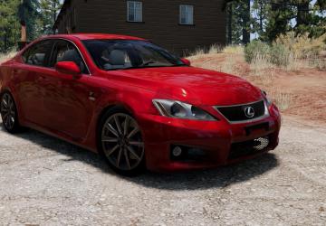 Lexus IS-F version 1.0 for BeamNG.drive (v0.35.x)