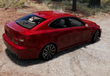 Lexus IS-F version 1.0 for BeamNG.drive (v0.35.x)