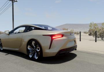 Lexus LC500 version 1.0 for BeamNG.drive (v0.29.x)