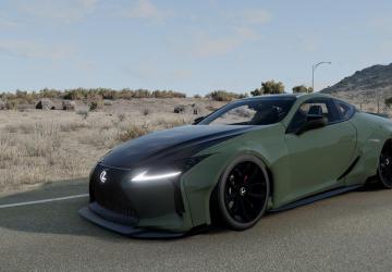 Lexus LC500 version 1.0 for BeamNG.drive (v0.29.x)