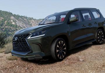 Lexus LX570 version 2.0 for BeamNG.drive (v0.35.x)