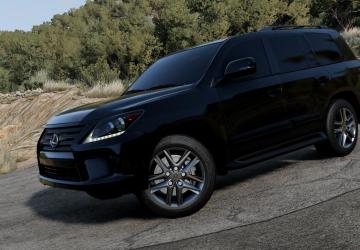 Lexus LX570 version 2.0 for BeamNG.drive (v0.35.x)