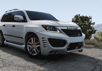 Lexus LX570 version 2.0 for BeamNG.drive (v0.35.x)