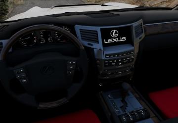 Lexus LX570 version 2.0 for BeamNG.drive (v0.35.x)