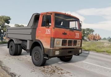 MAZ-5337/5432/5551 version 1.0 for BeamNG.drive (v0.29.x)