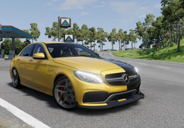 Mercedes-Benz C-Class W205/S205 version 1.0 for BeamNG.drive (v0.29.x)