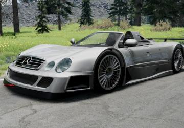 Mercedes-Benz CLK GTR version 1.01 for BeamNG.drive (v0.35.x)