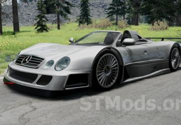 Mercedes-Benz CLK GTR version 1.1 for BeamNG.drive (v0.35.x)