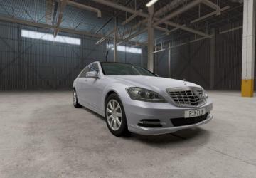 Mercedes-Benz S Class W221 version 1.0 for BeamNG.drive (v0.24)