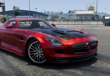 Mercedes-Benz SLS AMG version 1.1 for BeamNG.drive (v0.31.x)