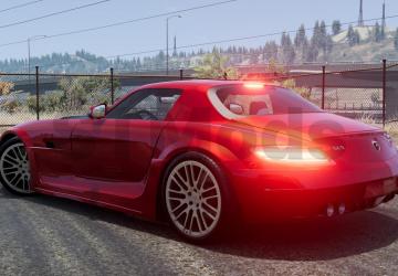 Mercedes-Benz SLS AMG version 1.1 for BeamNG.drive (v0.31.x)