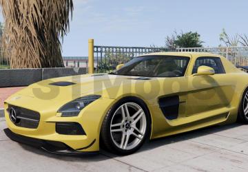 Mercedes-Benz SLS AMG version 1.1 for BeamNG.drive (v0.31.x)