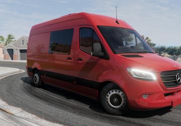 Mercedes-Benz Sprinter (W907-W910) (2018-2022) v1.0 for BeamNG.drive (v0.29.x)