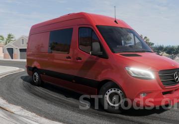 Mercedes-Benz Sprinter (W907-W910) (2018-2022) v2.0 for BeamNG.drive (v0.31.x)
