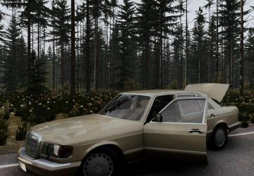 Mercedes-Benz W126 PACK (1984-’91) version Release for BeamNG.drive