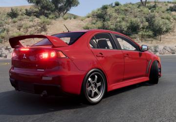 Mitsubishi Lancer Evolution X version 1.0 for BeamNG.drive (v0.31.x)