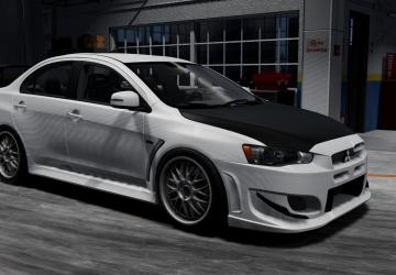 Mitsubishi Lancer Evolution X version 1.0 for BeamNG.drive (v0.31.x)
