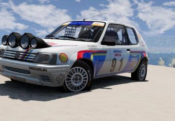 Peugeot 205 (1988-1998) version 4.1 for BeamNG.drive (v0.35.x)