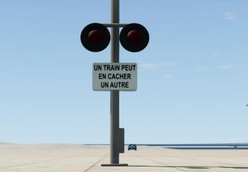 Rail Crossing Lights Props version 2.0 for BeamNG.drive