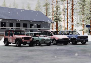 Snowy cars version 2.1 for BeamNG.drive