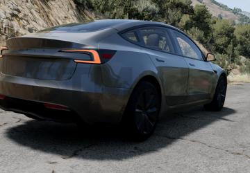 Tesla Model 3 (2025) version 1.0 for BeamNG.drive (v0.35.x)