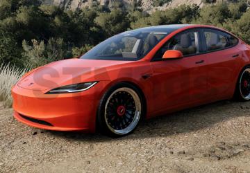 Tesla Model 3 (2025) version 1.0 for BeamNG.drive (v0.35.x)