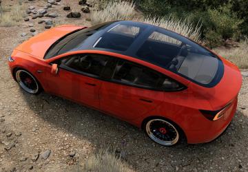 Tesla Model 3 (2025) version 1.0 for BeamNG.drive (v0.35.x)