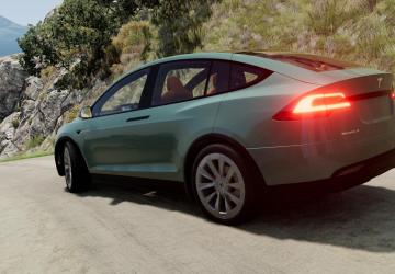 Tesla Model X version 1.0 for BeamNG.drive (v0.29.x)
