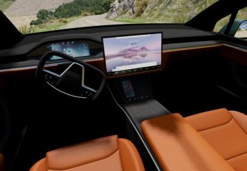 Tesla Model X version 1.0 for BeamNG.drive (v0.29.x)