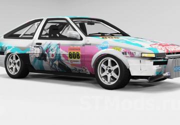 Toyota AE86 version 1.0 for BeamNG.drive (v0.24)