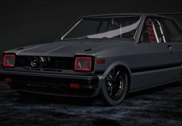 Toyota Starlet Drag Car 1981 | Revolution Racecraft Original v1.0.0 for BeamNG.drive