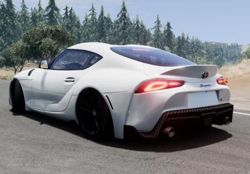 Toyota Supra A90 version 1.1 for BeamNG.drive (v0.31.x)