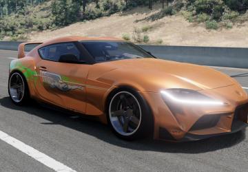 Toyota Supra A90 version 1.1 for BeamNG.drive (v0.31.x)