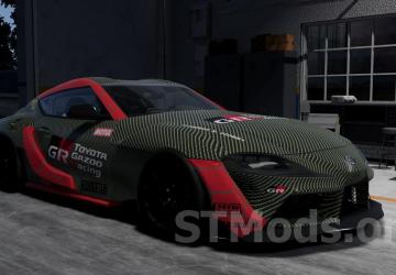 Toyota Supra A90 version 2.0 for BeamNG.drive (v0.31.x)