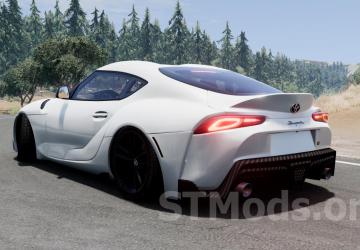 Toyota Supra A90 version 2.0 for BeamNG.drive (v0.31.x)
