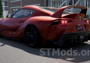 Toyota Supra A90 version 2.0 for BeamNG.drive (v0.31.x)