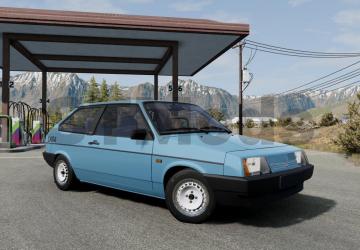 VAZ-2108 version 1.0 for BeamNG.drive (v0.29.x)