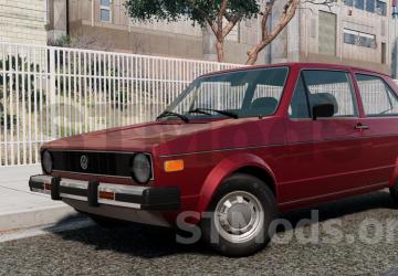 Volkswagen Golf (MK1) version 2.0 for BeamNG.drive (v0.30.x)