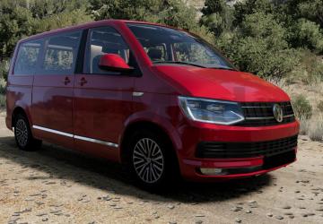 Volkswagen T6/Multivan/Caravelle/California/Kombi/Transporter (2015-2019) v6.66 for BeamNG.drive (v0.35.x)