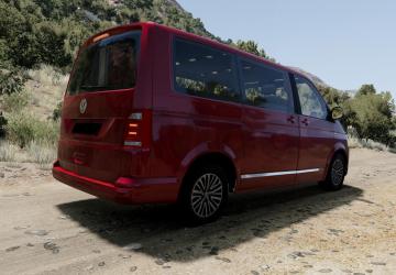 Volkswagen T6/Multivan/Caravelle/California/Kombi/Transporter (2015-2019) v6.66 for BeamNG.drive (v0.35.x)