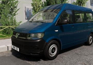 Volkswagen T6/Multivan/Caravelle/California/Kombi/Transporter (2015-2019) v1.0 for BeamNG.drive (v0.31.x)