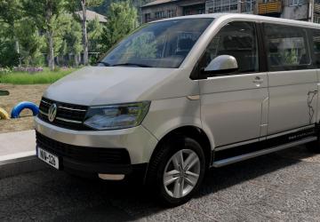Volkswagen T6/Multivan/Caravelle/California/Kombi/Transporter (2015-2019) v1.0 for BeamNG.drive (v0.31.x)