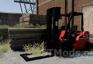 Wolf Heavy Industries Medium Duty Forklift v1.1 for BeamNG.drive (v0.31.x)