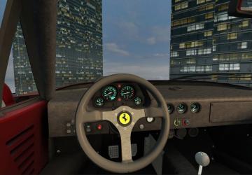 1987 Ferrari F40 version 1.0 for City Car Driving (v1.5.9, 1.5.9.2)