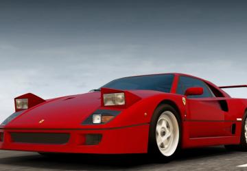 1987 Ferrari F40 version 1.0 for City Car Driving (v1.5.9, 1.5.9.2)