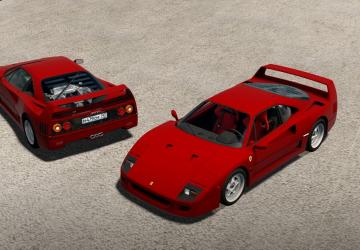 1987 Ferrari F40 version 1.0 for City Car Driving (v1.5.9, 1.5.9.2)